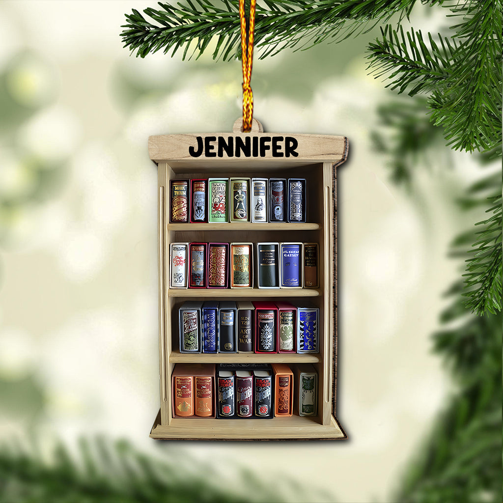 Love Books - Personalized Book Ornament