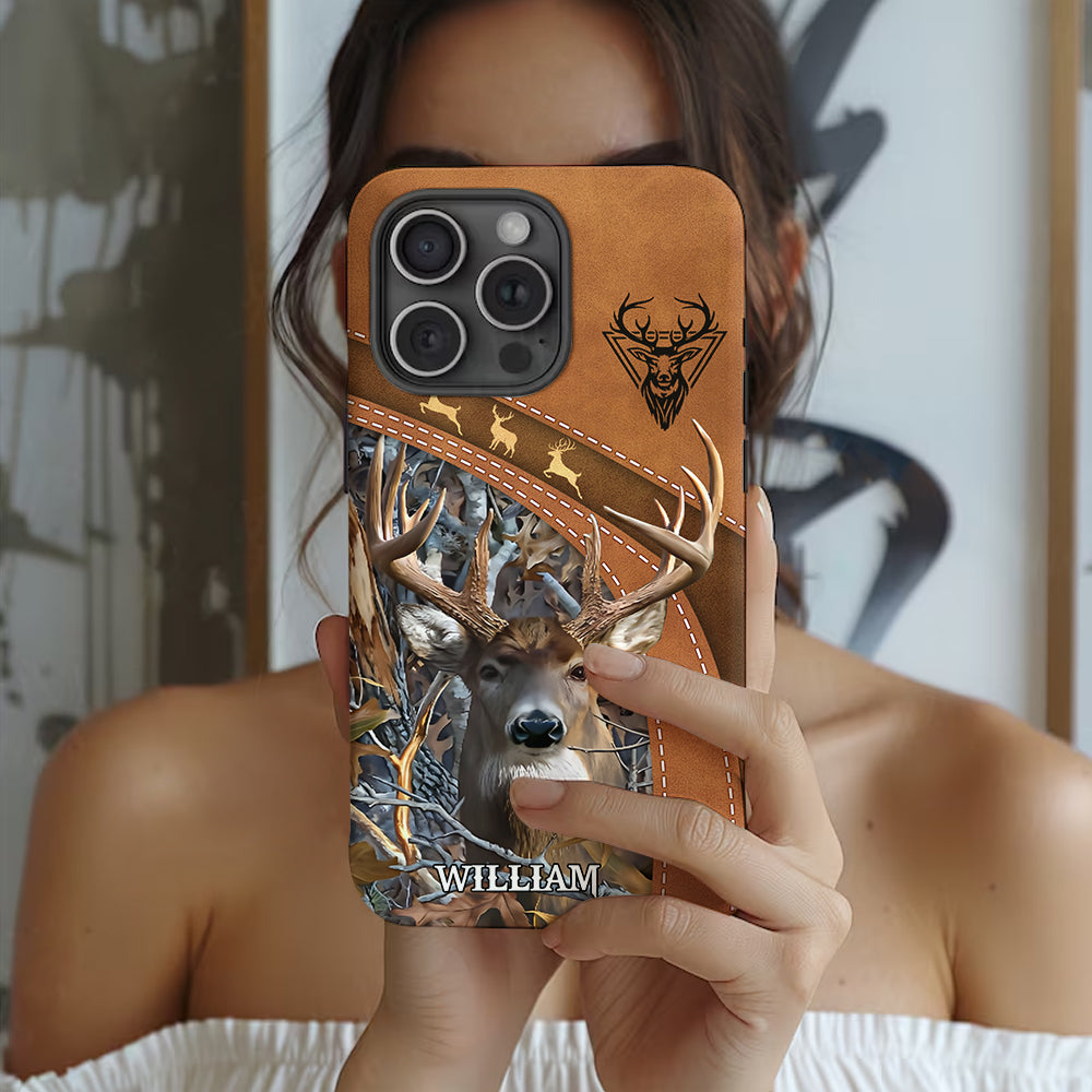 Passionné de chasse - Coque de téléphone personnalisée avec motif intégral sur le thème de la chasse
