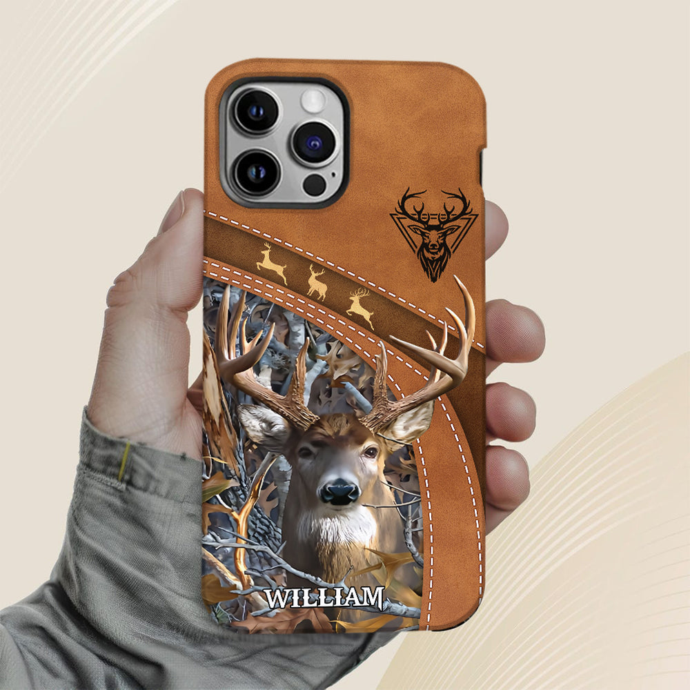 Passionné de chasse - Coque de téléphone personnalisée avec motif intégral sur le thème de la chasse