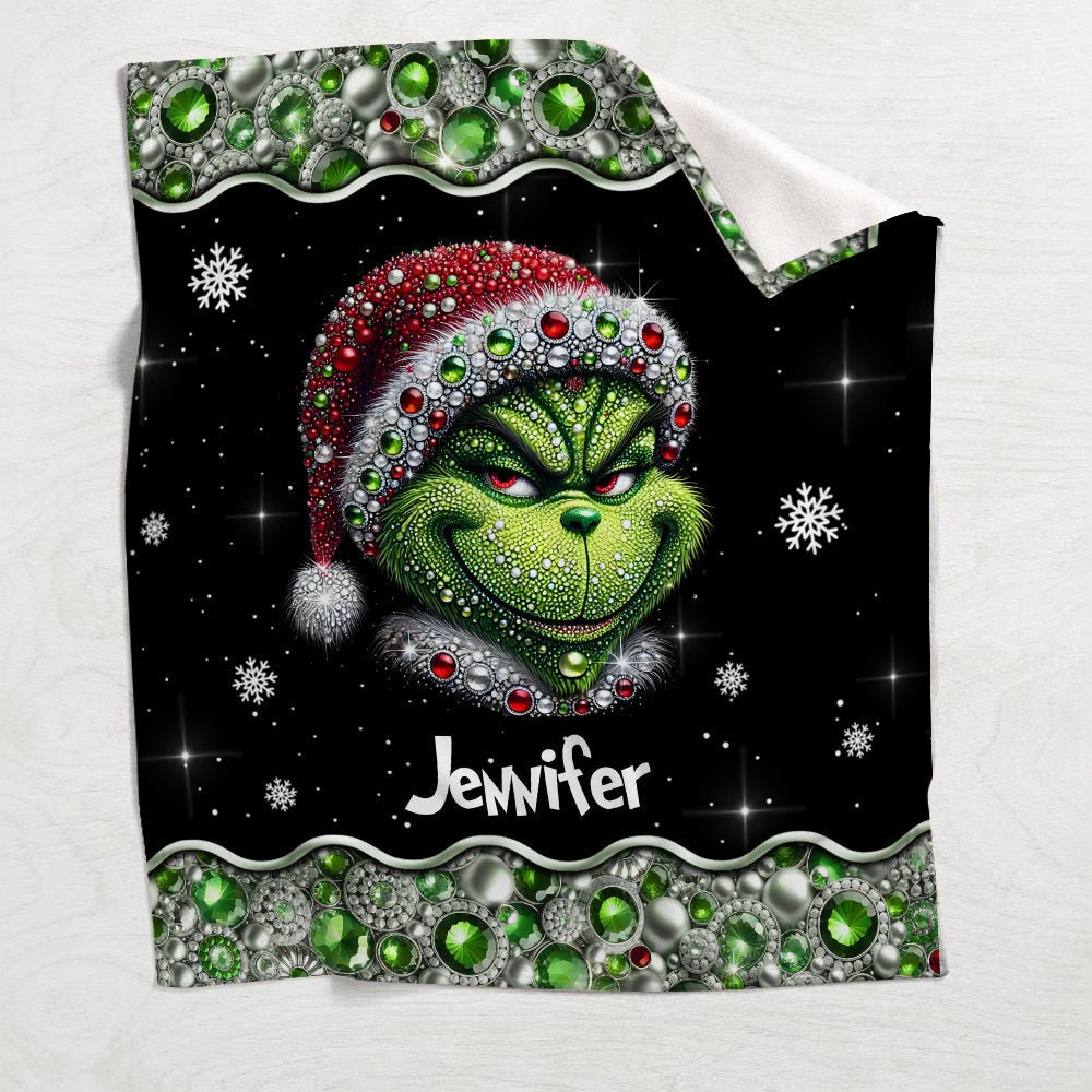 Joyeux Grinchmas - Étole de Noël personnalisée