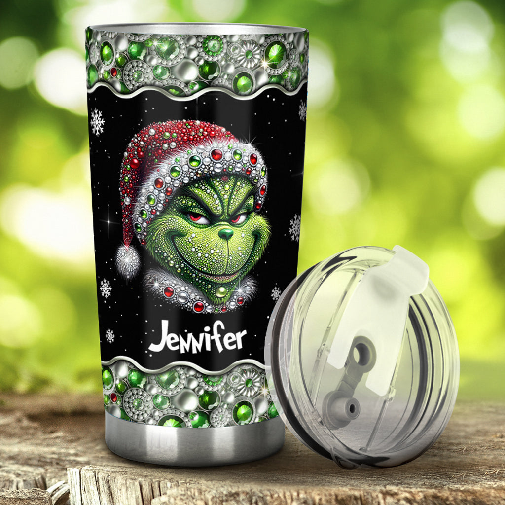 Merry Grinchmas - Personalized Stole Christmas Tumbler