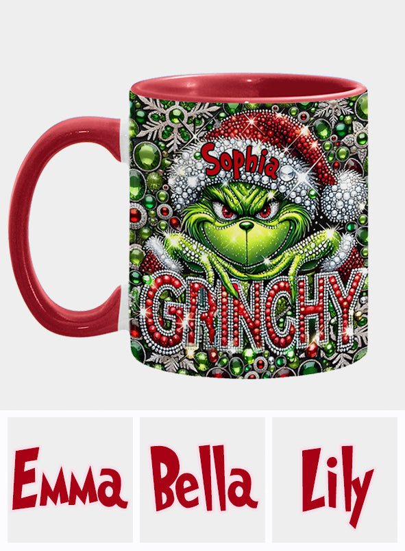 Joyeux Grinchmas - Mug personnalisé avec étole de Noël