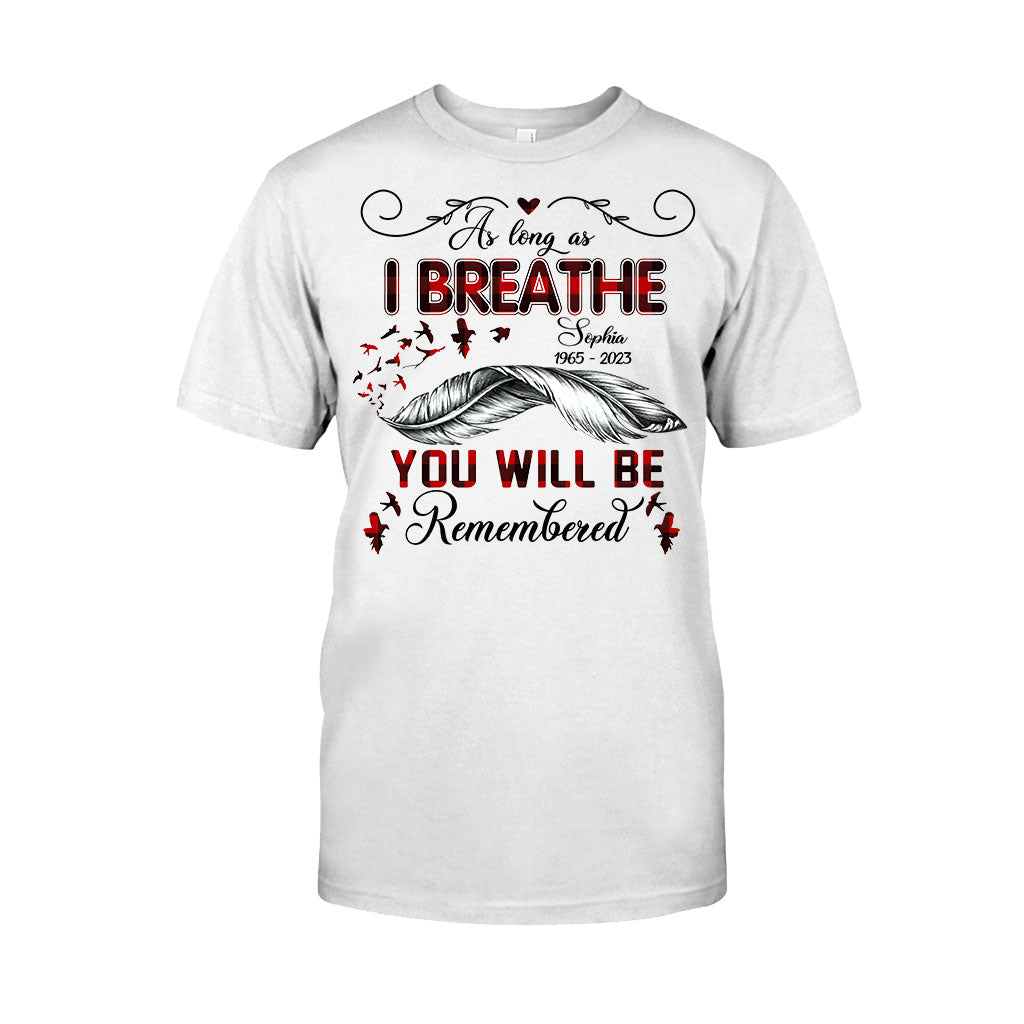 On se souviendra de toi - T-shirt et sweat à capuche commémoratifs personnalisés