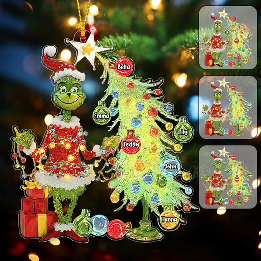 Cadeaux de Noël Grinch pour la famille, les amis et les collègues - Étole de Noël personnalisée