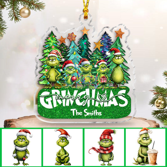 Joyeux Grinchmas - Étole de Noël personnalisée