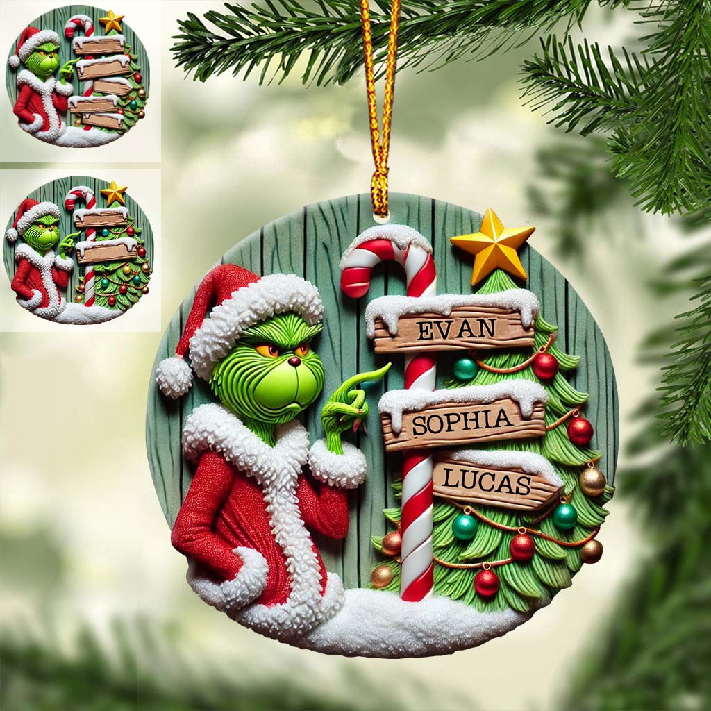 Merry Christmas - Personalized Stole Christmas Ornament