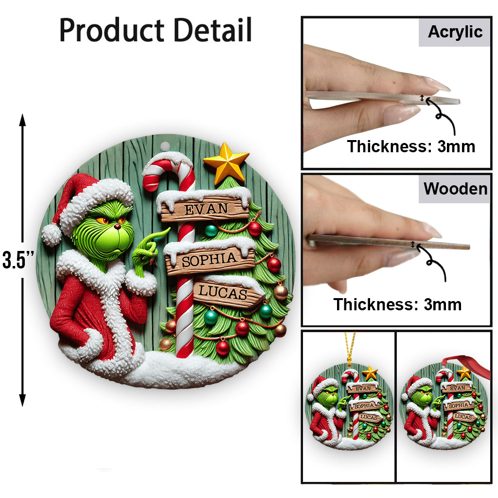 Merry Christmas - Personalized Stole Christmas Ornament