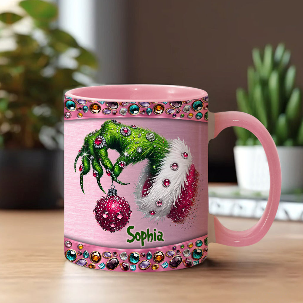 Merry Christmas - Personalized Stole Christmas Accent Mug