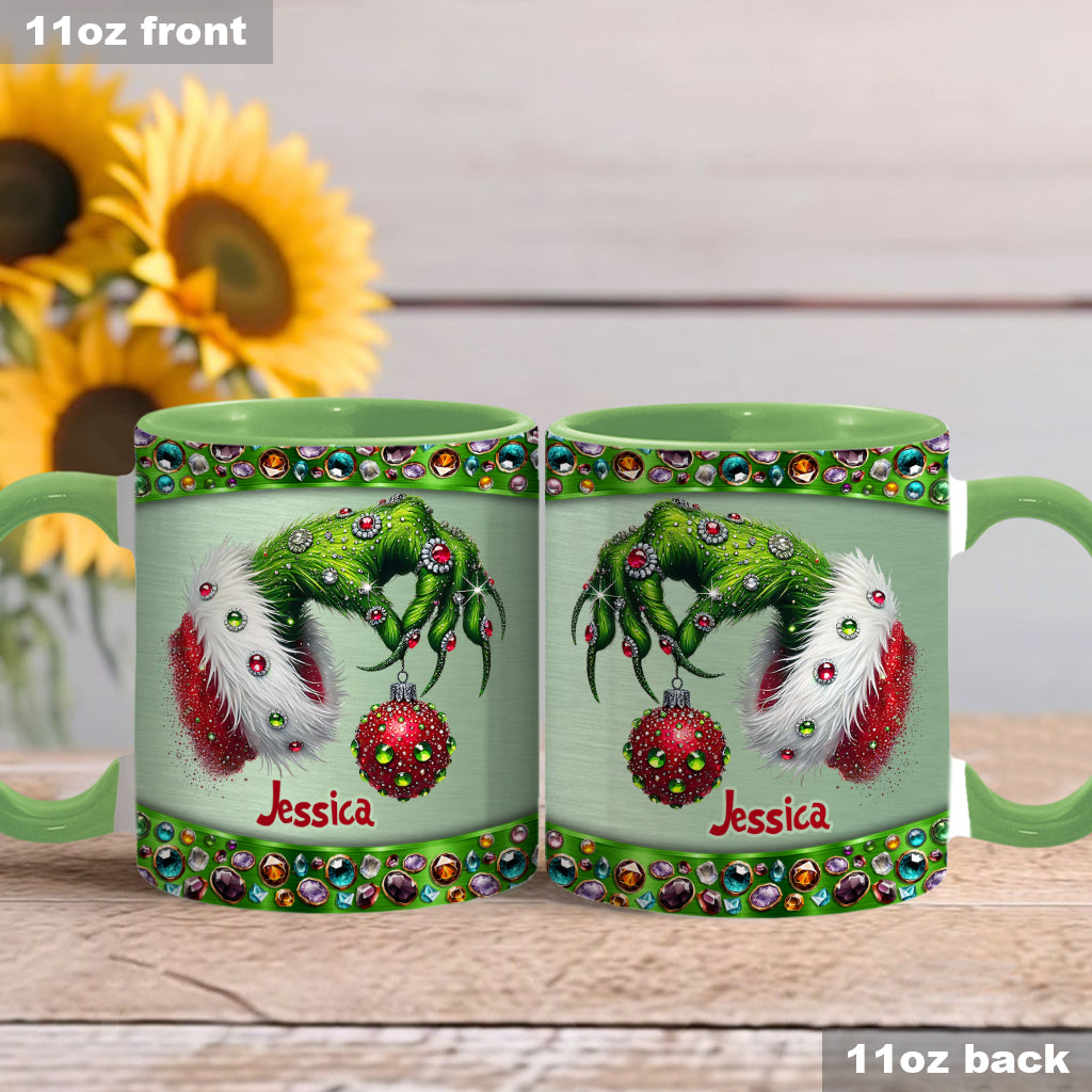 Merry Christmas - Personalized Stole Christmas Accent Mug