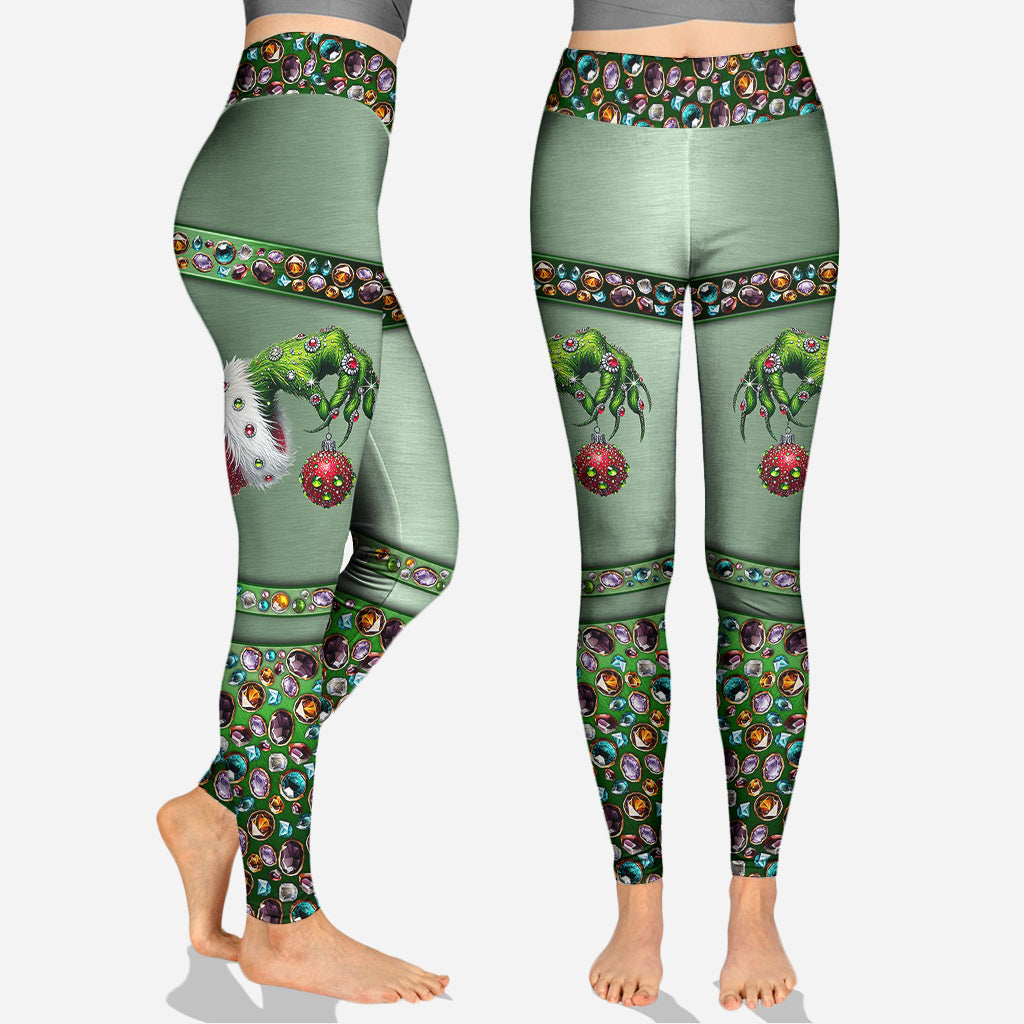 Joyeux Noël ! - Sweat à capuche et legging personnalisés avec étole de Noël