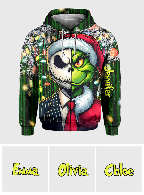 Joyeux Noël - T-shirt personnalisé avec étole de Noël