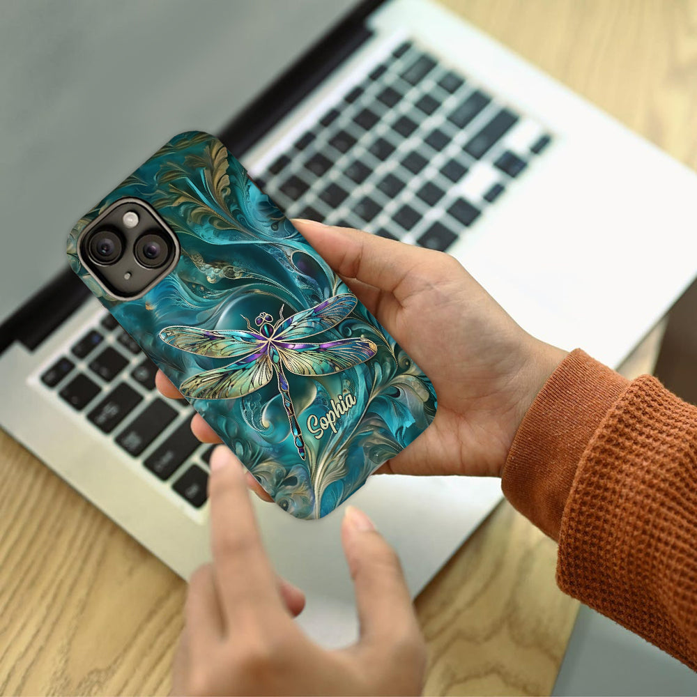 Beautiful Dragonfly - Personalized Dragonfly Full Print Phone Case
