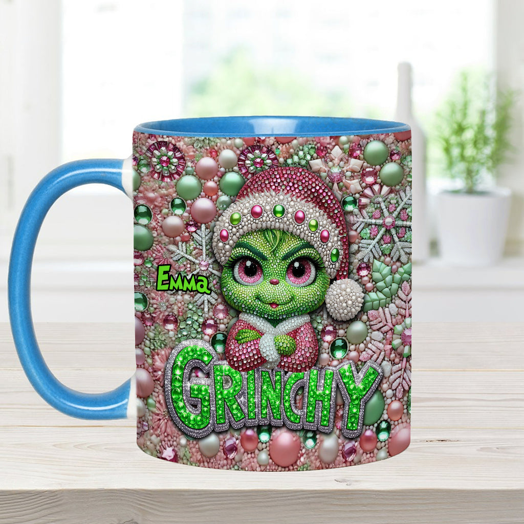 Merry Grinchmas - Personalized Stole Christmas Accent Mug
