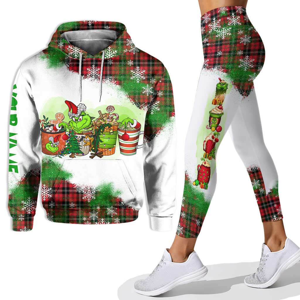 Joyeux Noël ! - Écharpe de Noël personnalisée, sweat à capuche et leggings de Noël