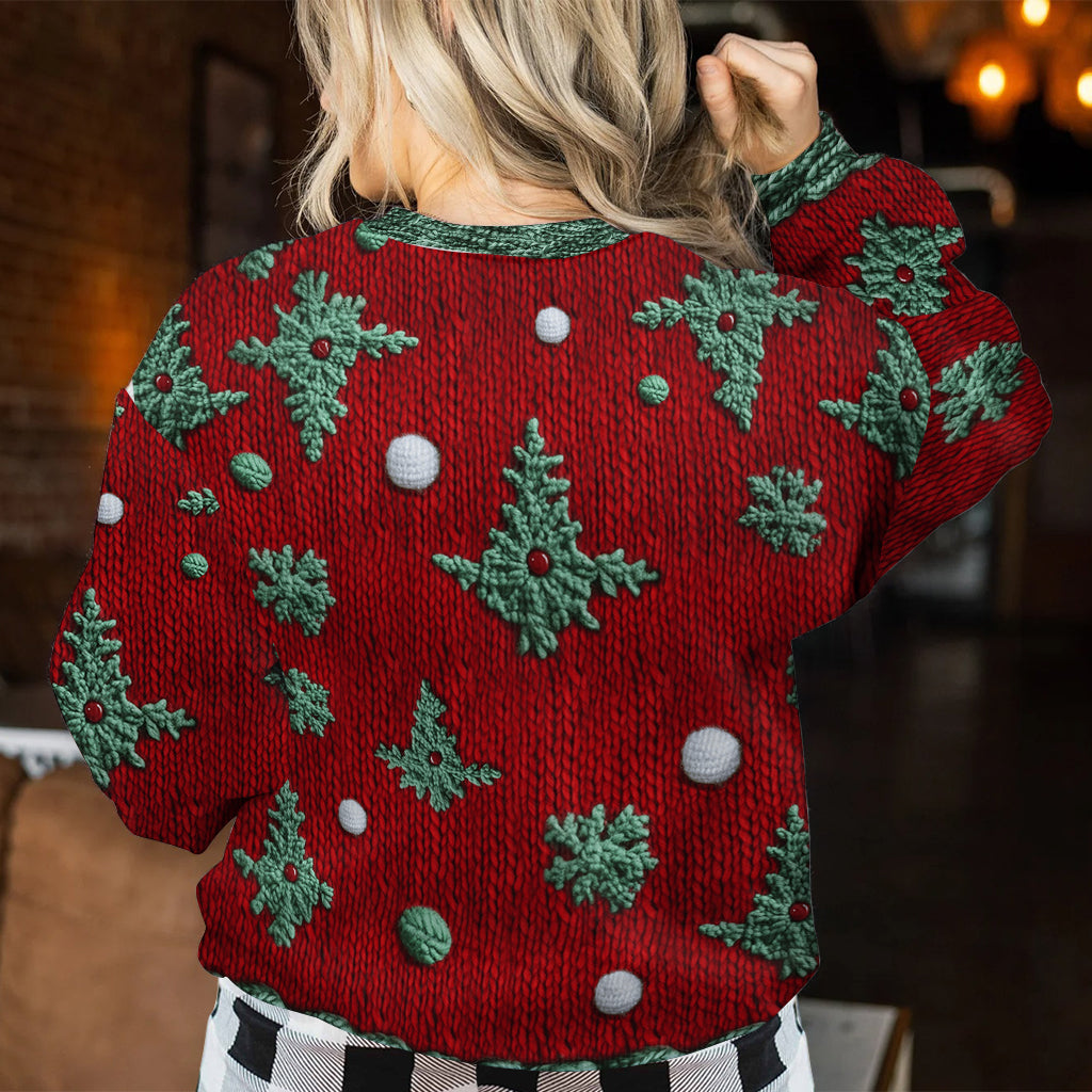 Joyeux Grinchmas - Étole de Noël personnalisée Pull moche de Noël