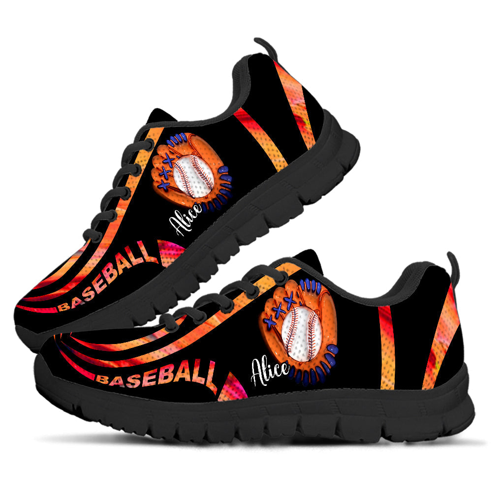 Maman de joueur de baseball - Baskets de baseball personnalisées