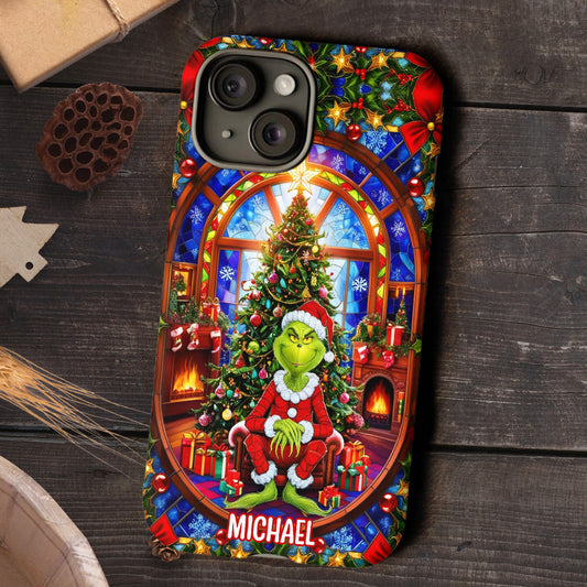 Green Christmas - Personalized Stole Christmas Full Print Phone Case