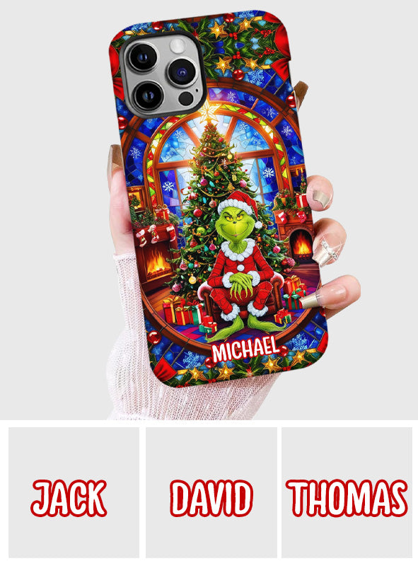 Green Christmas - Personalized Stole Christmas Full Print Phone Case