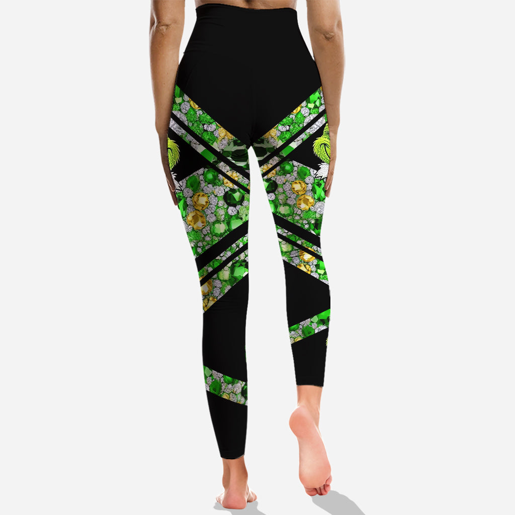 J'ai gagné ! Sweat à capuche et legging personnalisés « Étole de Noël »