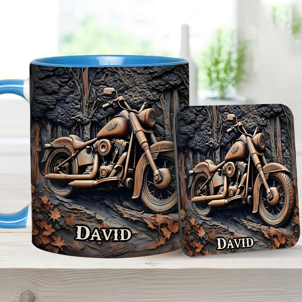 Ne sous-estimez jamais un vieux motard ! – Mug personnalisé pour motard
