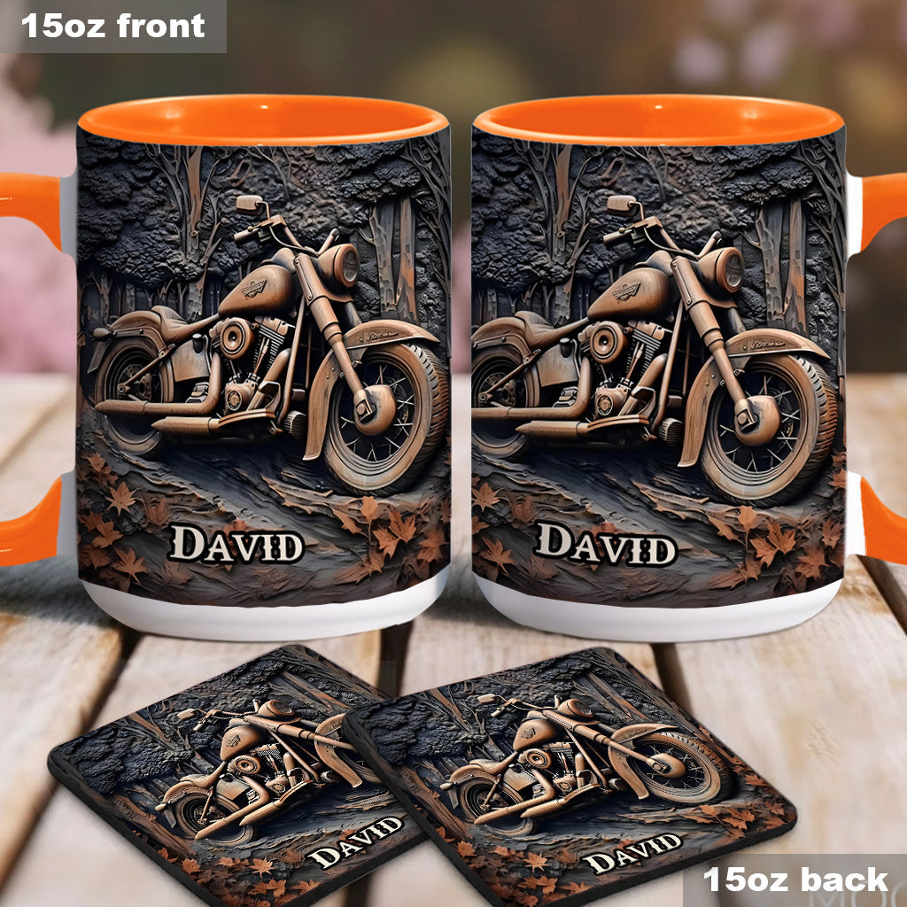 Ne sous-estimez jamais un vieux motard ! – Mug personnalisé pour motard