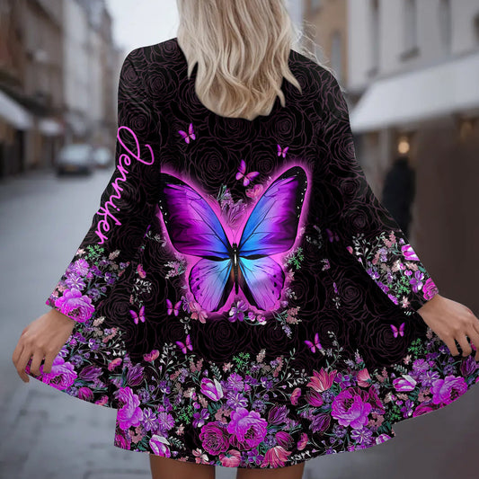 Gilet papillon personnalisé « Amour des papillons »