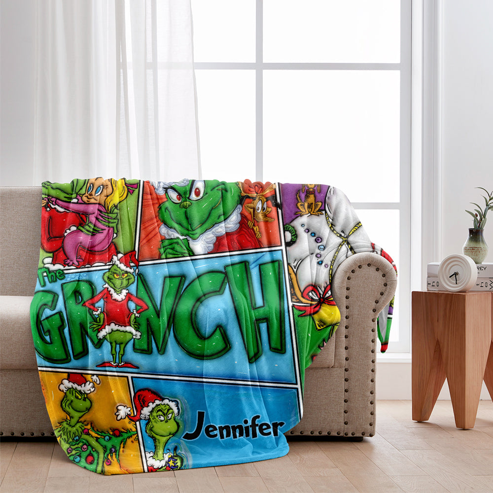 Merry Christmas - Personalized Stole Christmas Blanket