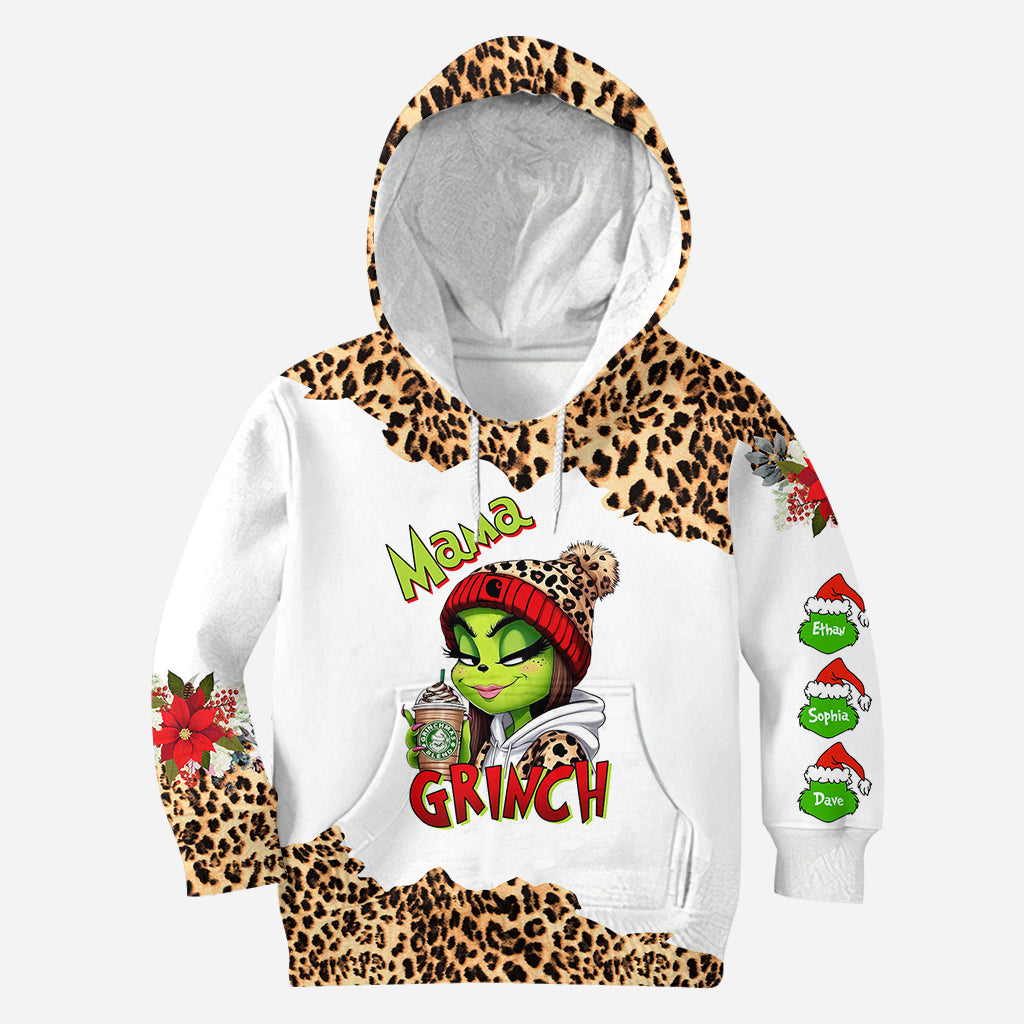 Grinchy Mama - Personalized Stole Christmas Hoodie and Leggings