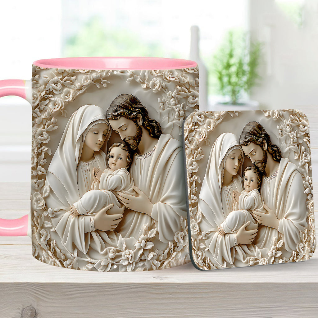 Mug chrétien personnalisé La Sainte Famille