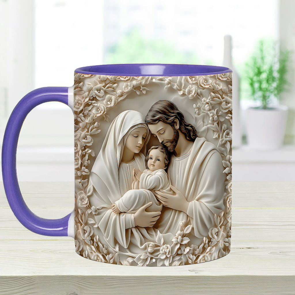 Mug chrétien personnalisé La Sainte Famille