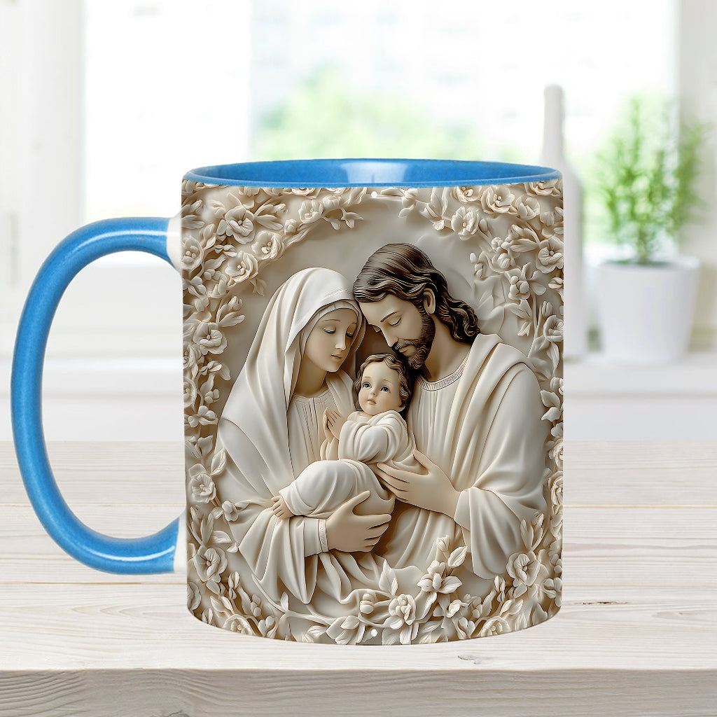 Mug chrétien personnalisé La Sainte Famille