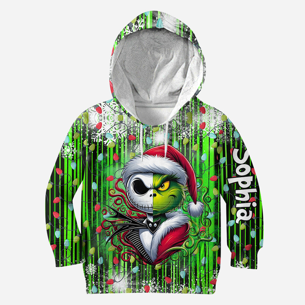 Joyeux Noël ! - Sweat à capuche et legging personnalisés avec étole de Noël