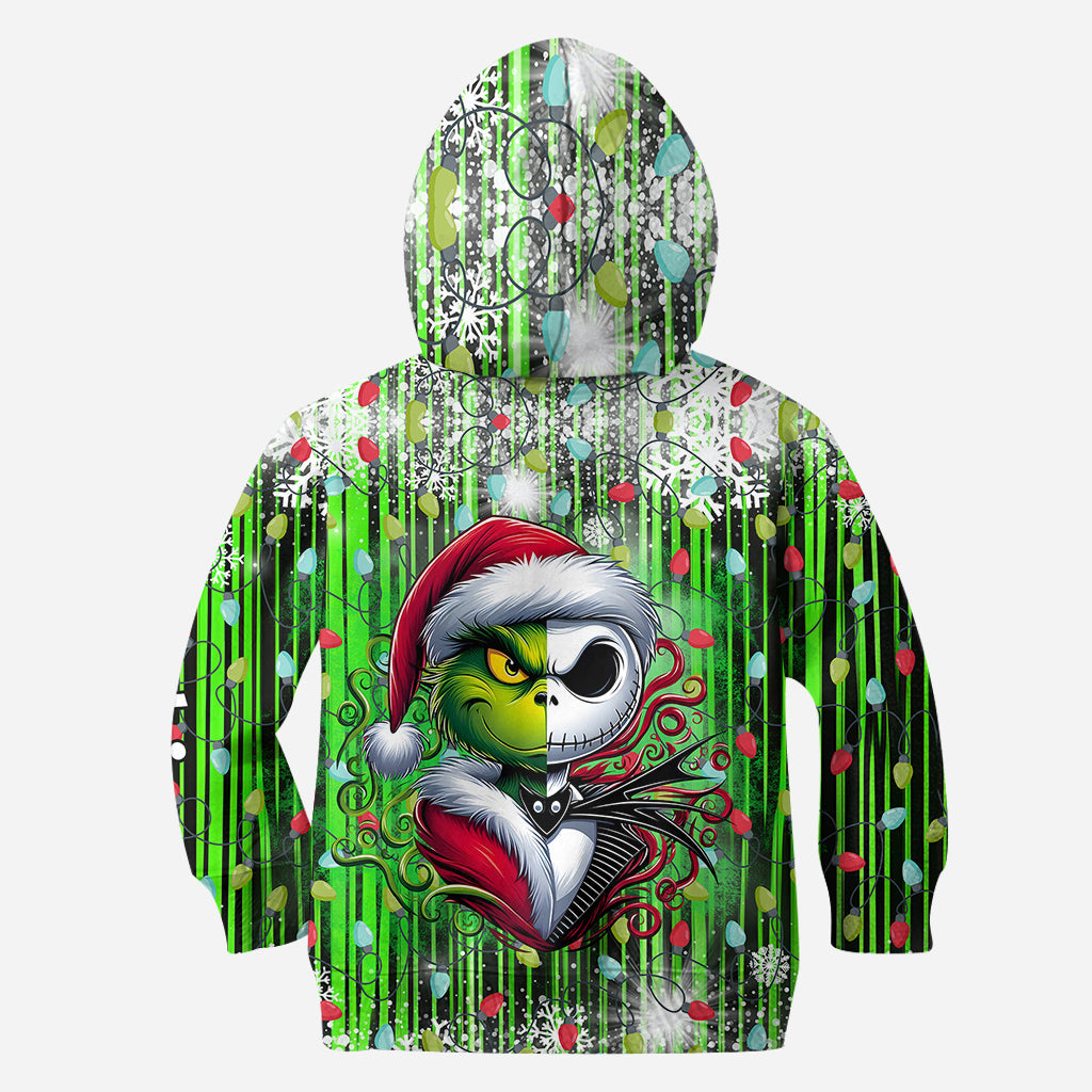 Joyeux Noël ! - Sweat à capuche et legging personnalisés avec étole de Noël