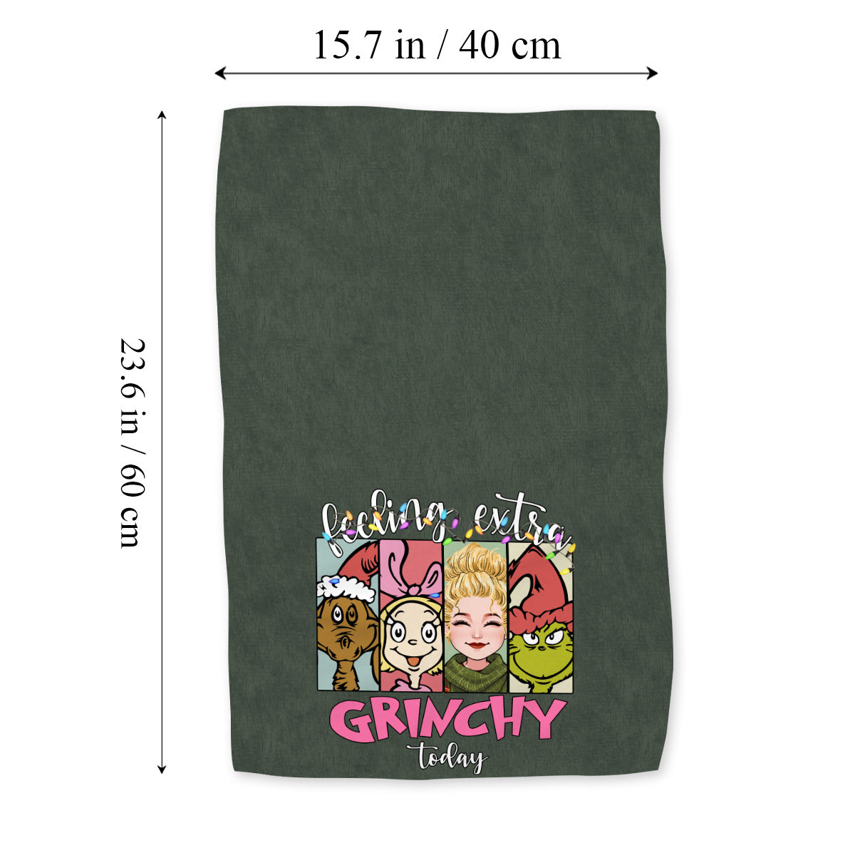 Feeling Extra Today - Personalized Stole Christmas Towel