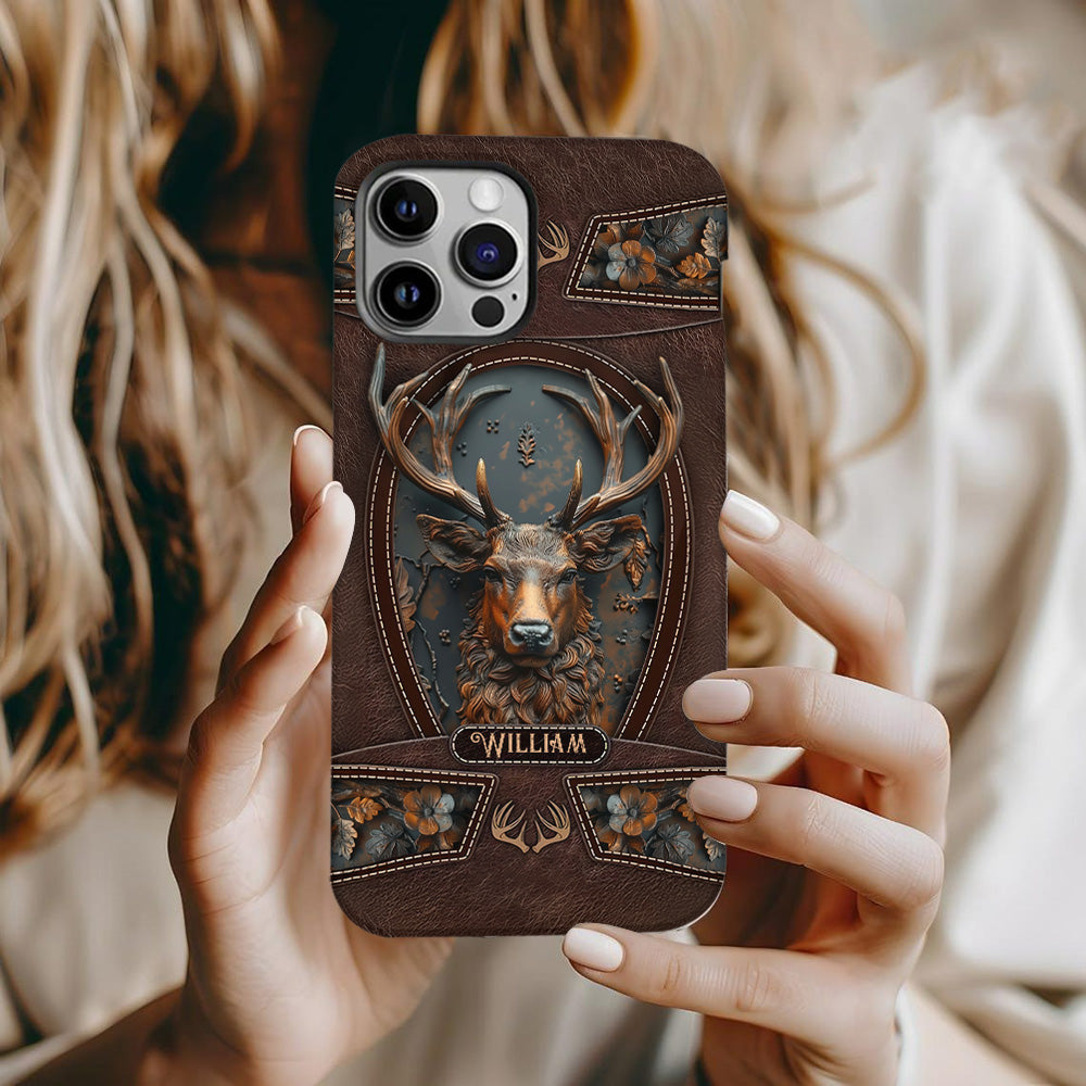 Superbe cerf - Coque de téléphone personnalisée avec impression intégrale sur le thème de la chasse