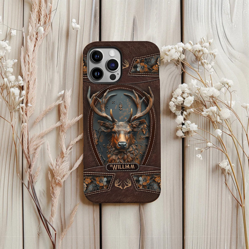 Superbe cerf - Coque de téléphone personnalisée avec impression intégrale sur le thème de la chasse