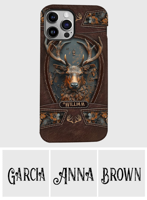 Superbe cerf - Coque de téléphone personnalisée avec impression intégrale sur le thème de la chasse