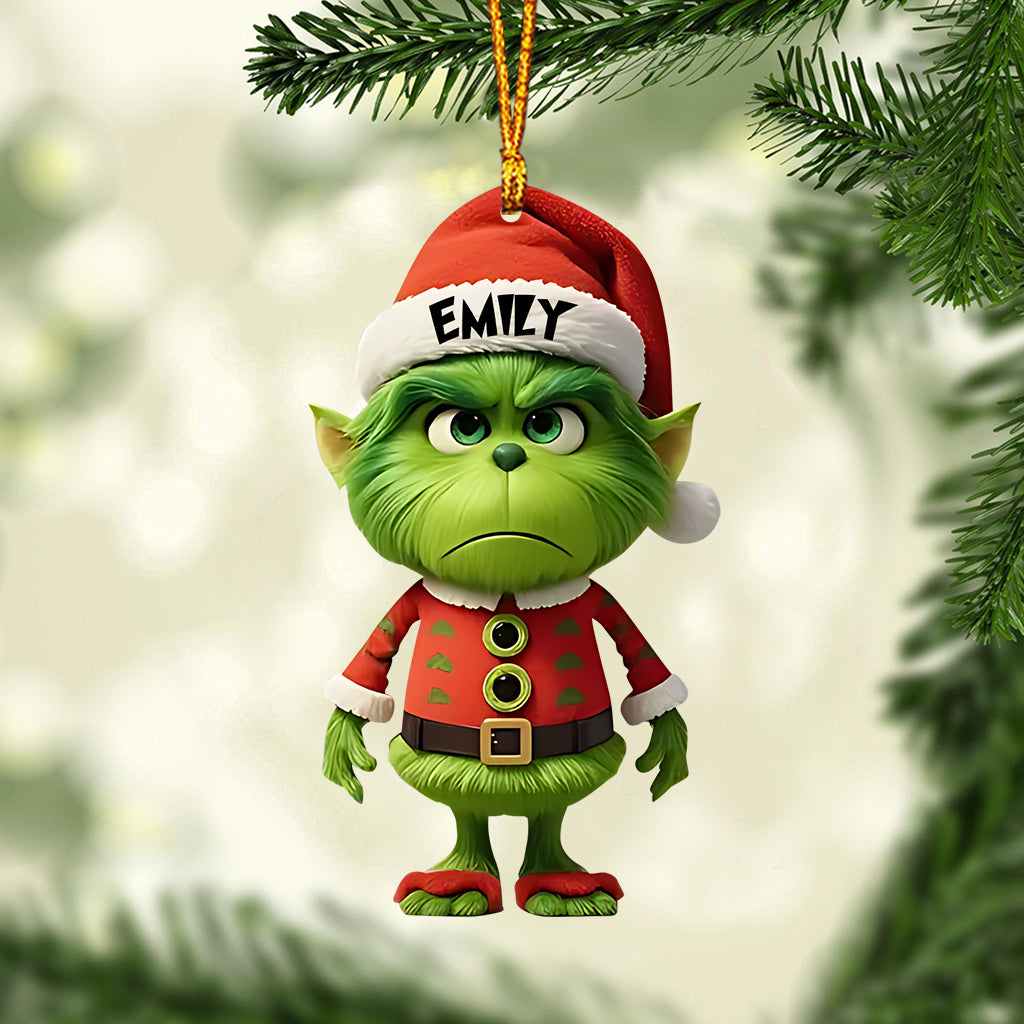 Mini Green - Ornement de Noël personnalisé en forme d'étole