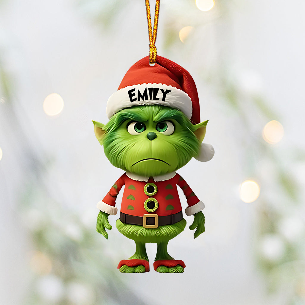 Mini Green - Ornement de Noël personnalisé en forme d'étole