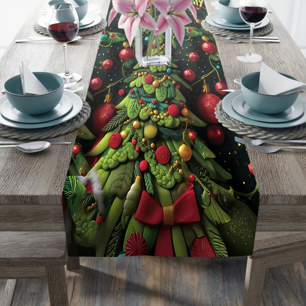 Merry Grinchmas - Personalized Stole Christmas Table Runner