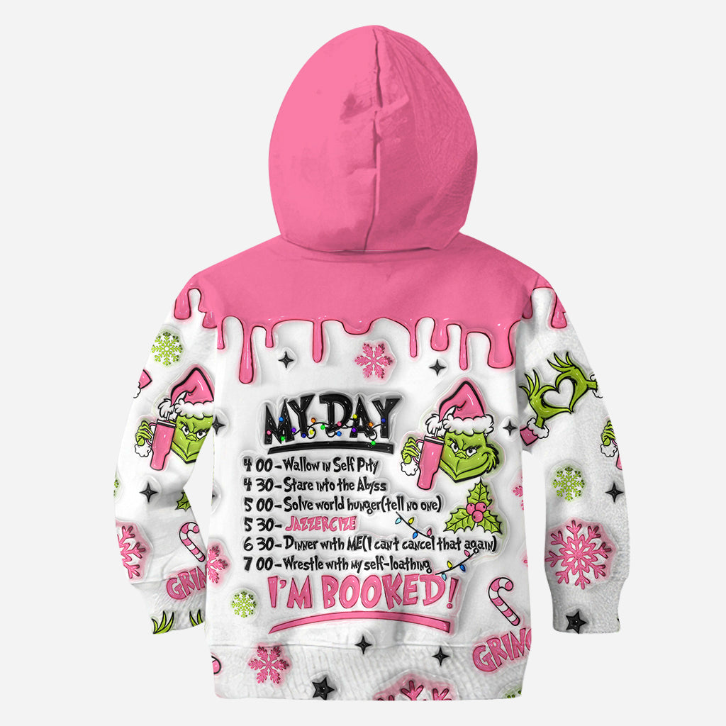 Je suis réservé(e) - Sweat à capuche et legging personnalisés « Étole de Noël »