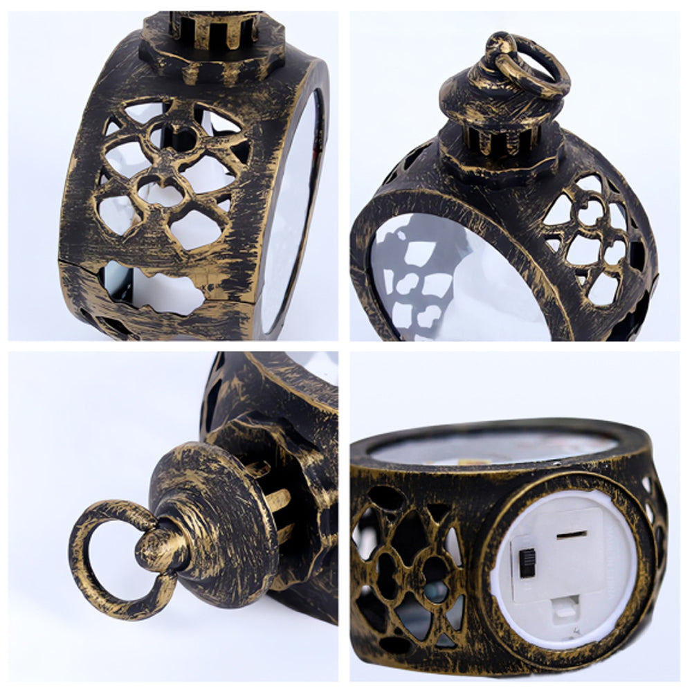 Nuit Sainte - Lanterne ronde chrétienne personnalisée avec lumière