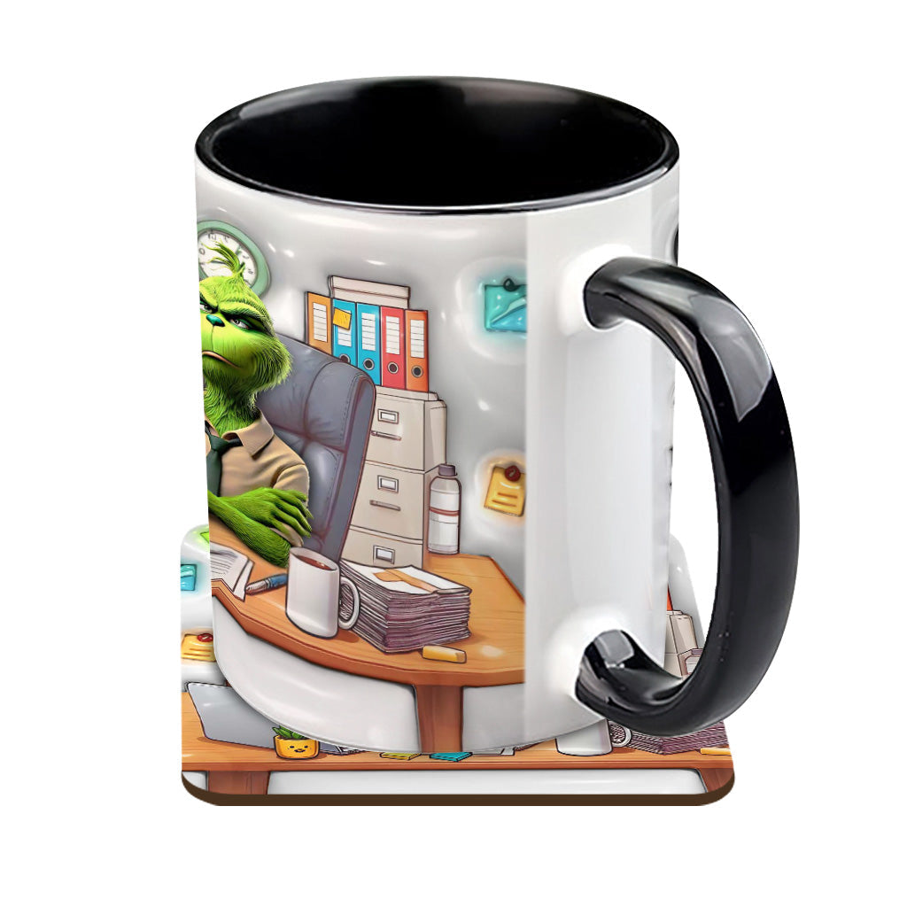 Réparateur de bordel - Mug personnalisé « Foutue de Noël »