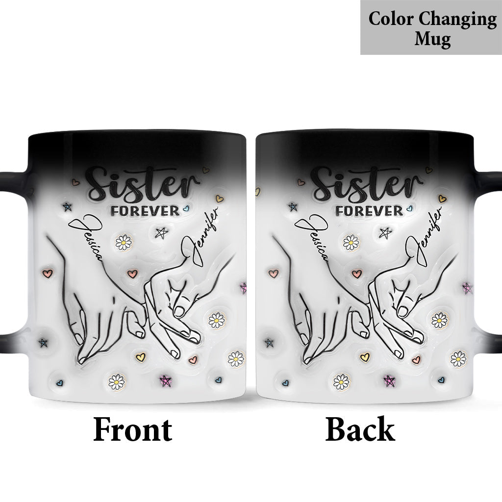 Pour toujours ma sœur - Mug personnalisé pour meilleure amie