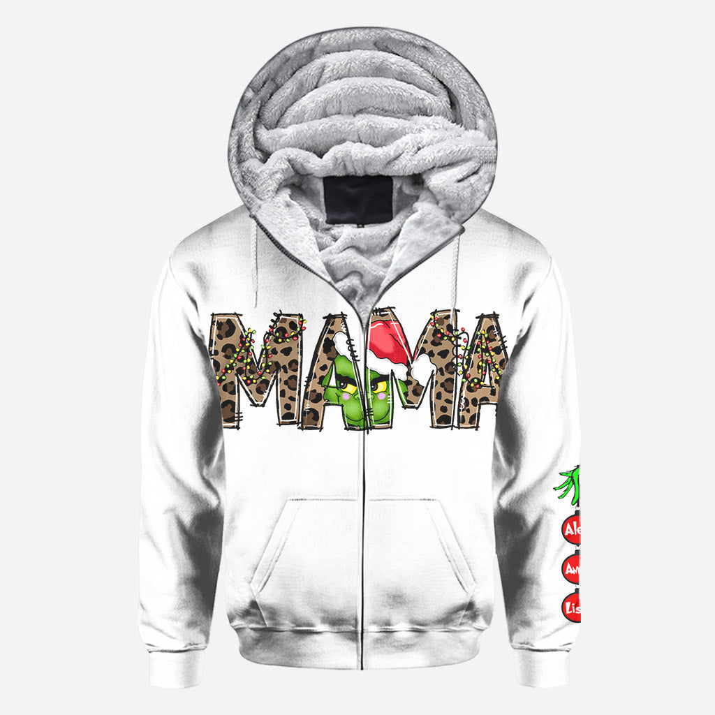 Personalized Christmas Hoodie For Mom - Personalized Stole Christmas All Over Shirt