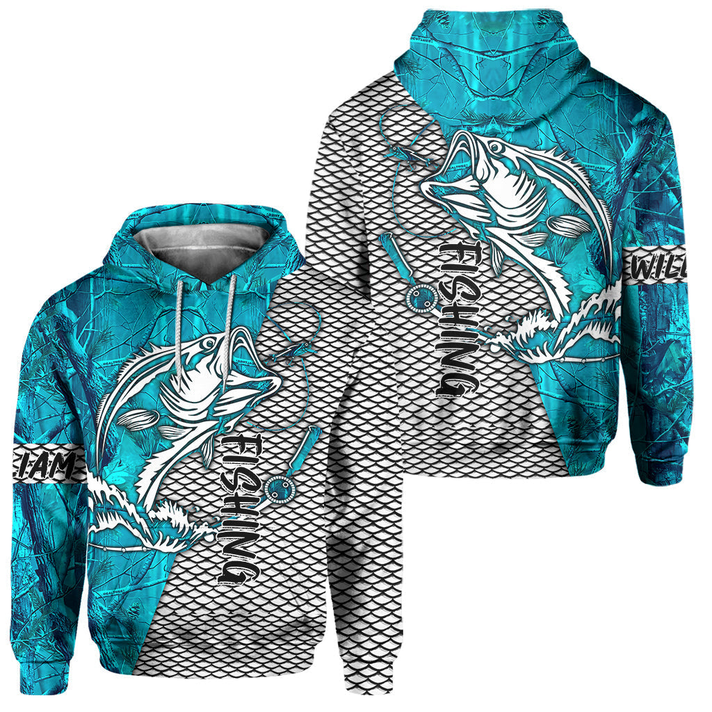 Passionné de pêche ? Sweat à capuche et pantalon de survêtement personnalisés sur le thème de la pêche