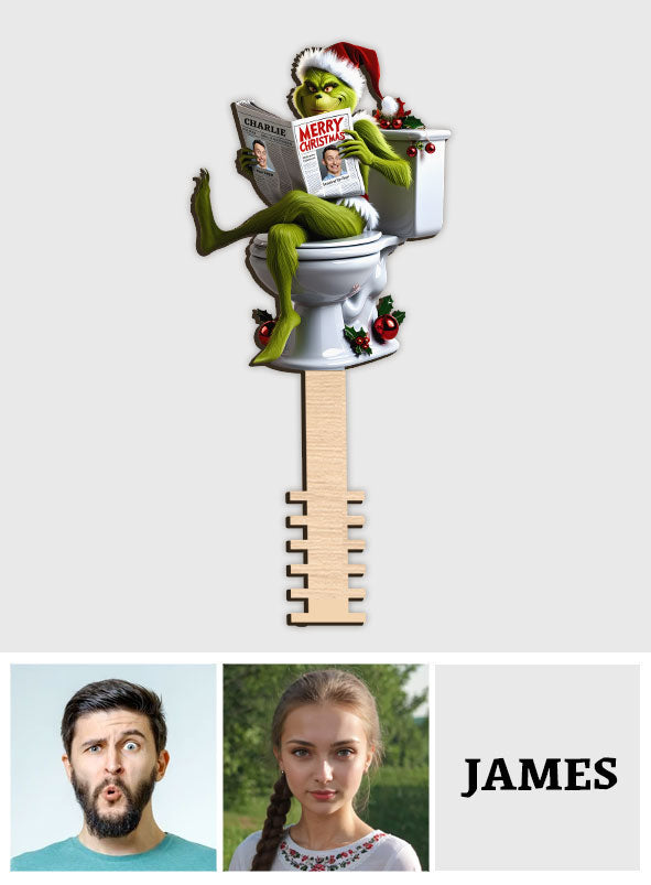 Joyeux Noël - Étole personnalisée pour décorer le sapin de Noël