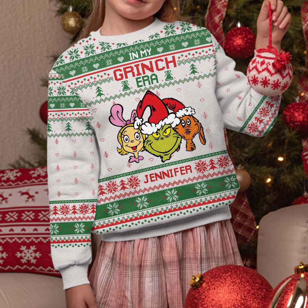 In My Era - Personalized Stole Christmas Ugly Sweater