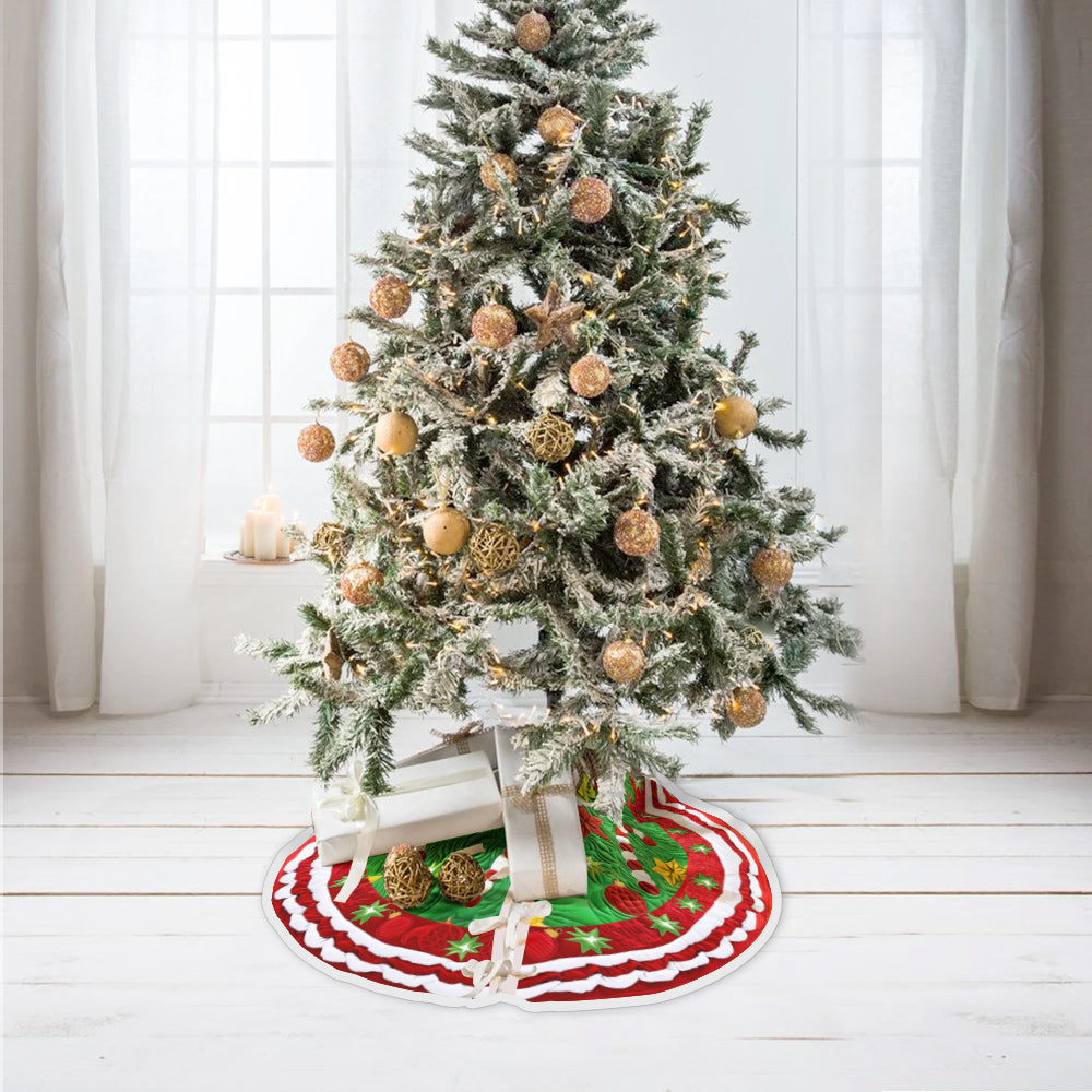 Stink Stunk - Personalized Stole Christmas Tree Skirt
