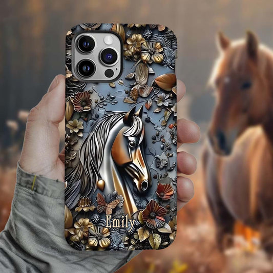 Superbe cheval - Coque de téléphone personnalisée avec impression intégrale de cheval